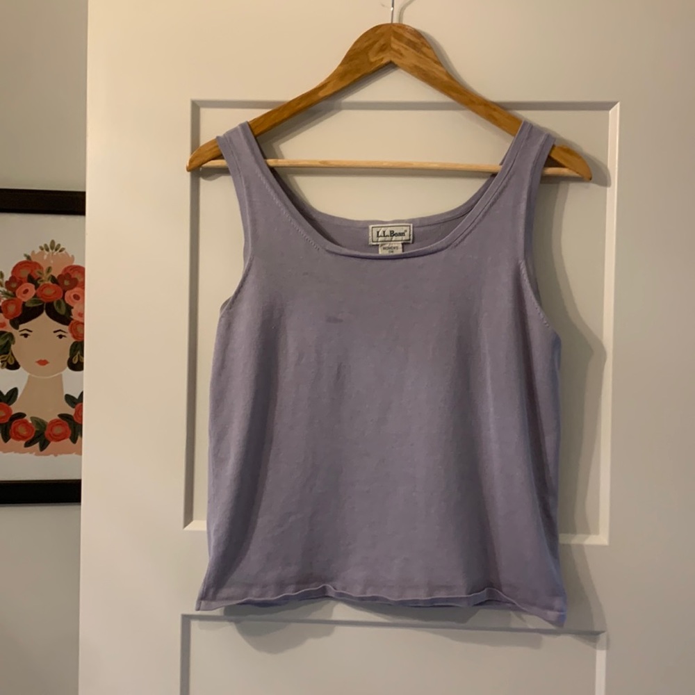 LLBean women’s scoop neck tank